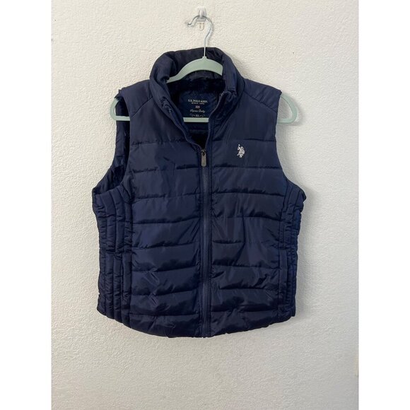 US Polo Assn superior navy puffer vest women size XL - Picture 1 of 8